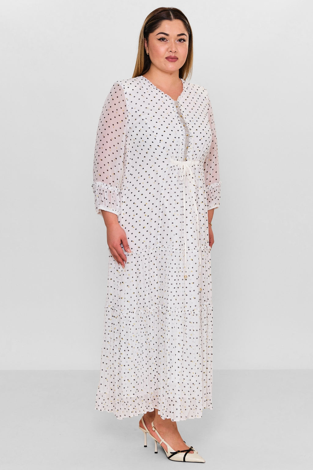 Gumanize - Plus Size Dress (GMZ2025-1161-7576) - 8690200130809