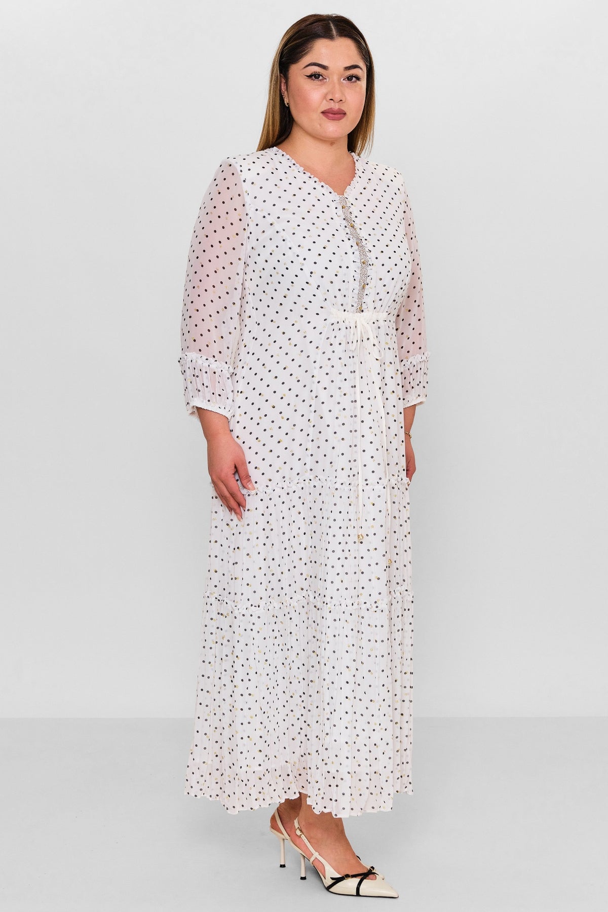 Gumanize - Plus Size Dress (GMZ2025-1161-7576) - 8690200130809