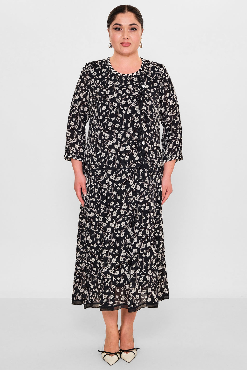 Gumanize - Plus Size Dress (GMZ2026-447-8111) - 8690200130830