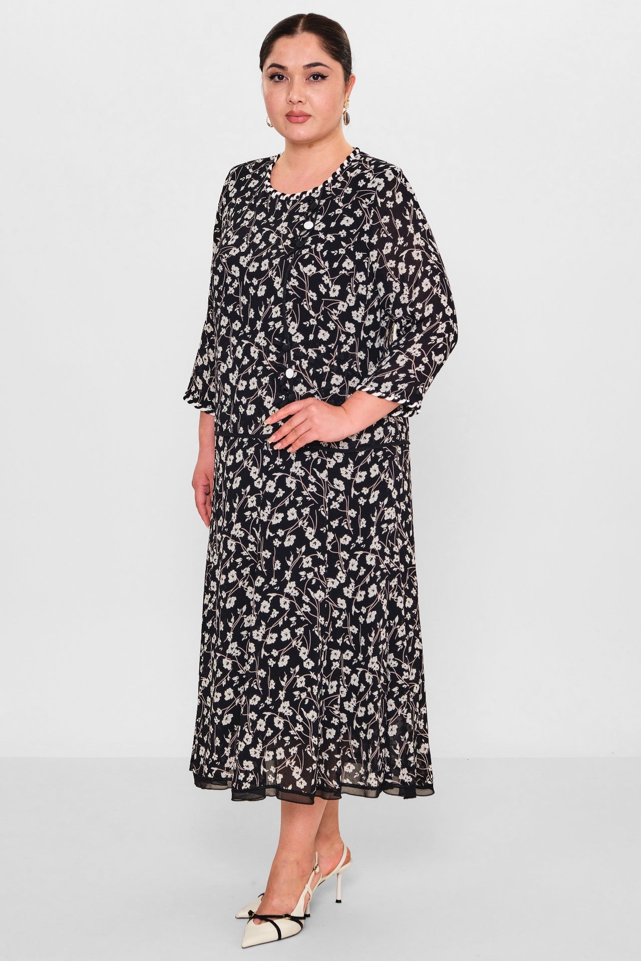 Gumanize - Plus Size Dress (GMZ2026-447-8111) - 8690200130830