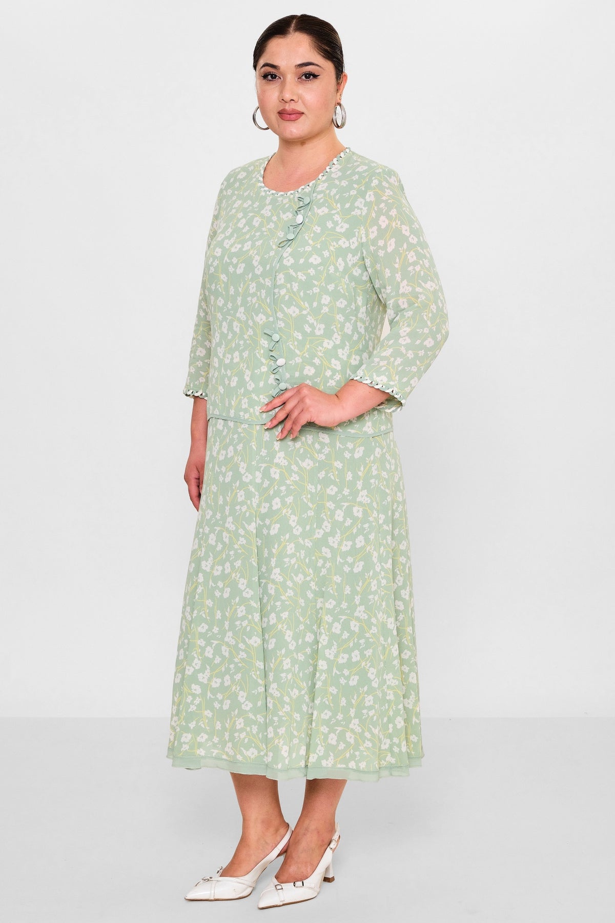Gumanize - Plus Size Dress (GMZ2026-447-8111) - 8690200130854