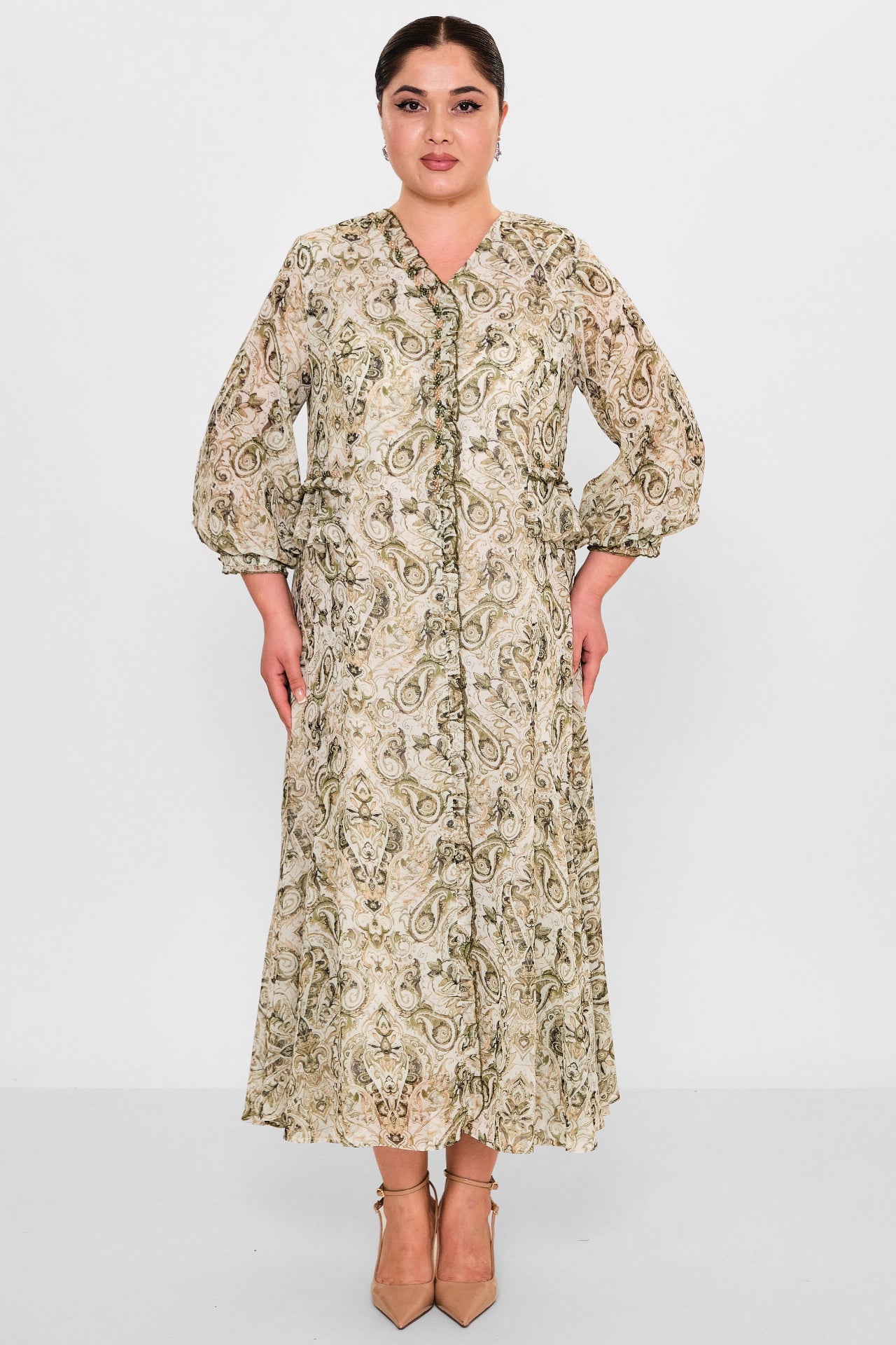 Gumanize - Plus Size Dress (GMZ2026-462-8069) - 8690200130861
