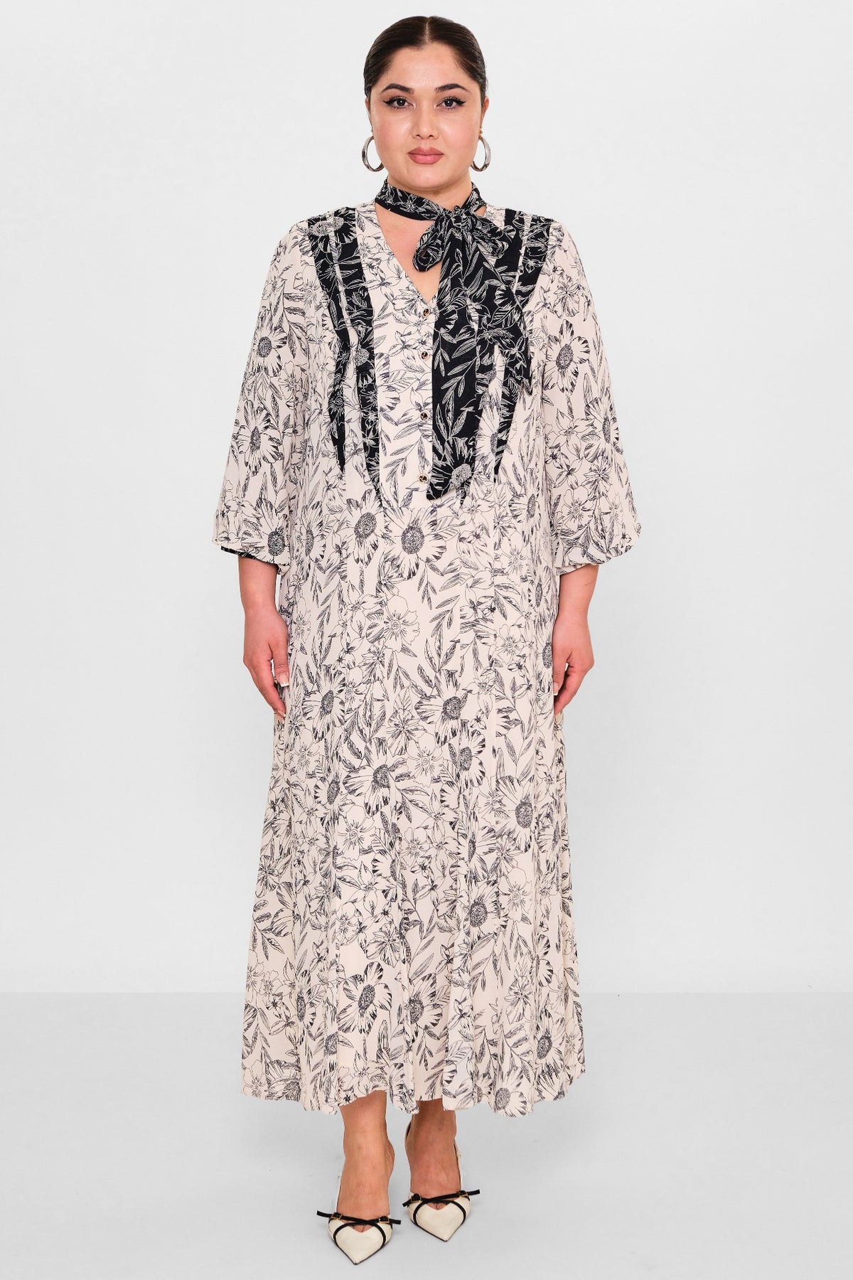 Gumanize - Plus Size Dress (GMZ2026-598-8109) - 8690200130908