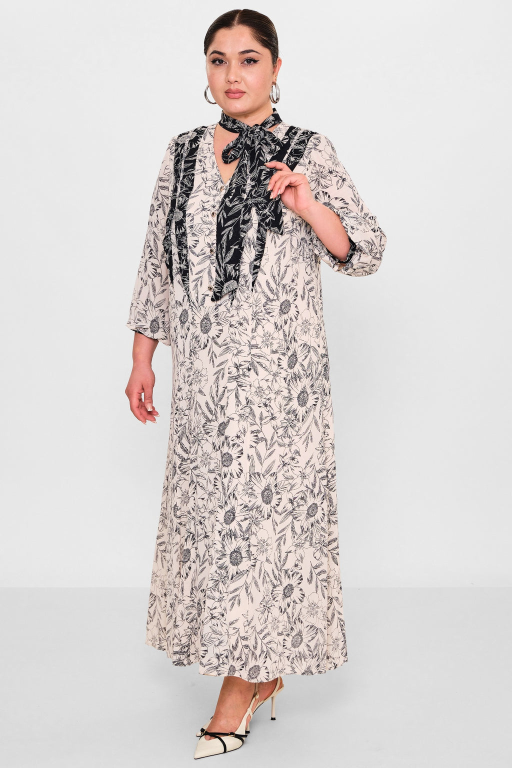 Gumanize - Plus Size Dress (GMZ2026-598-8109) - 8690200130908