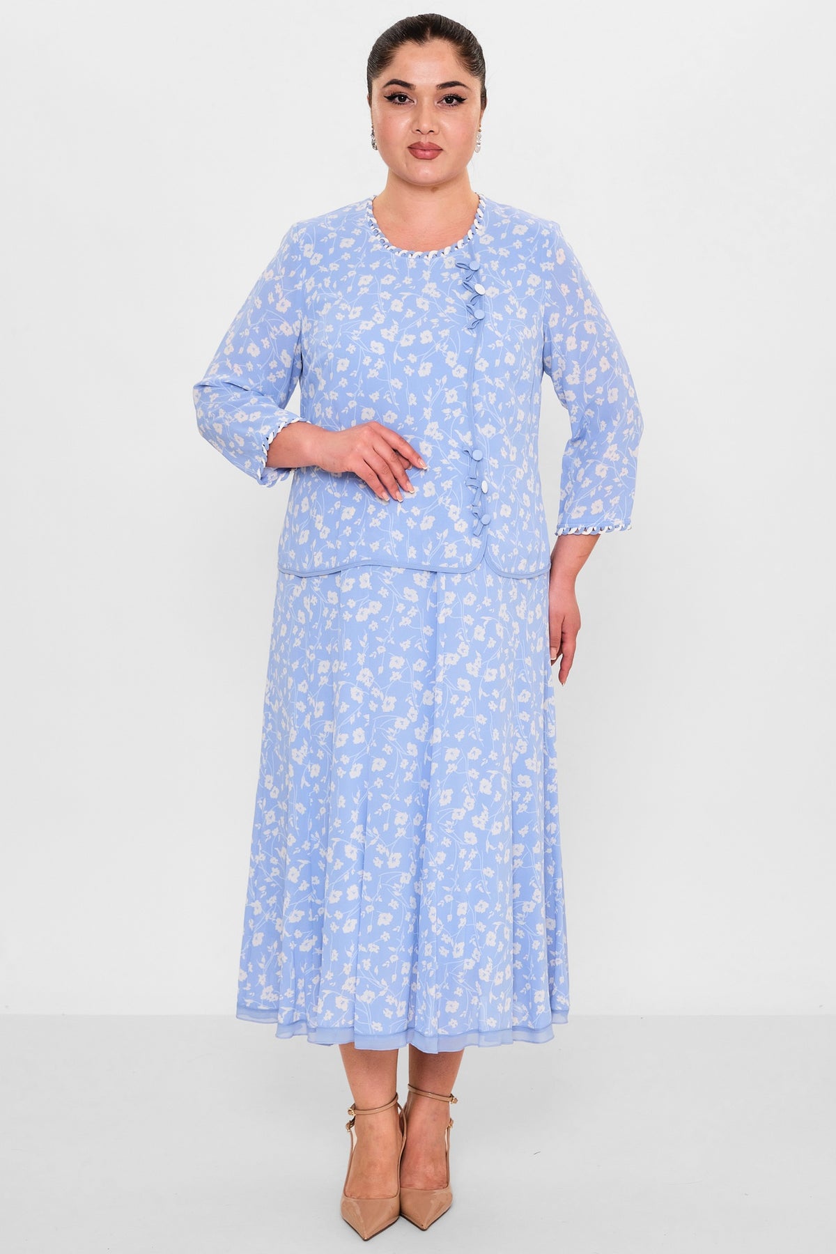 Gumanize - Extended Plus Size Dress (GMZ2026-637-8111) - 8690200130946