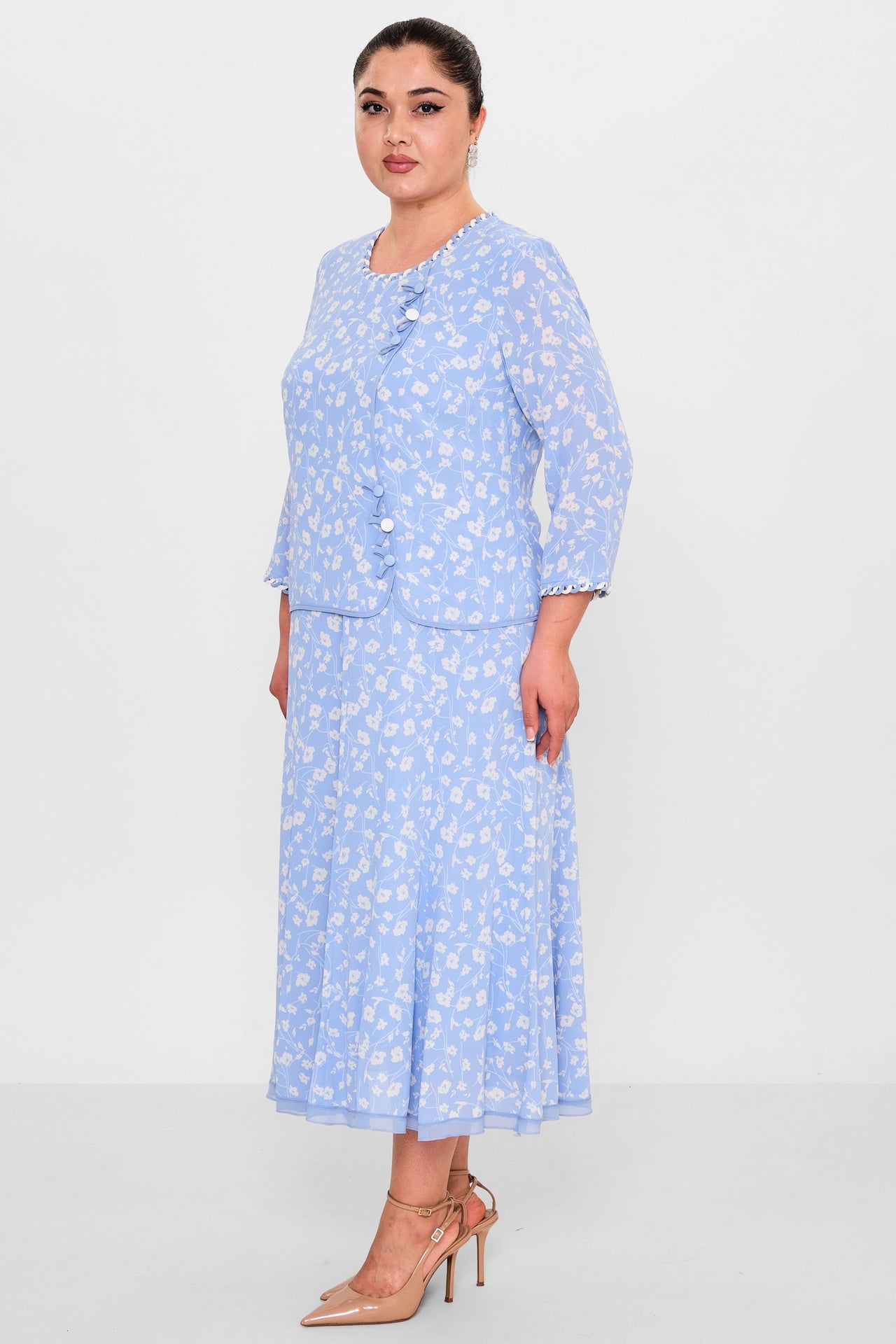 Gumanize - Extended Plus Size Dress (GMZ2026-637-8111) - 8690200130946