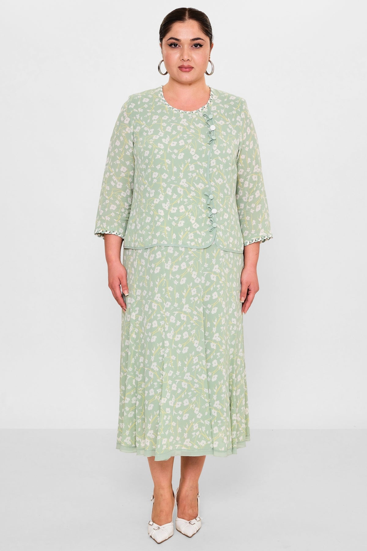 Gumanize - Extended Plus Size Dress (GMZ2026-637-8111) - 8690200130953