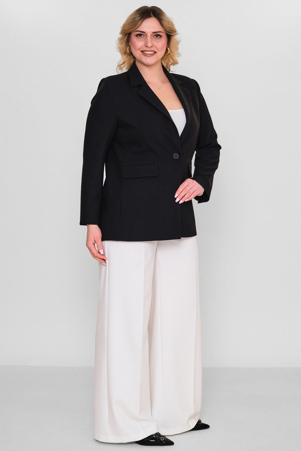 Elitline - Plus Size Jacket (ELT26Y4-33-3020) - 8690200131141