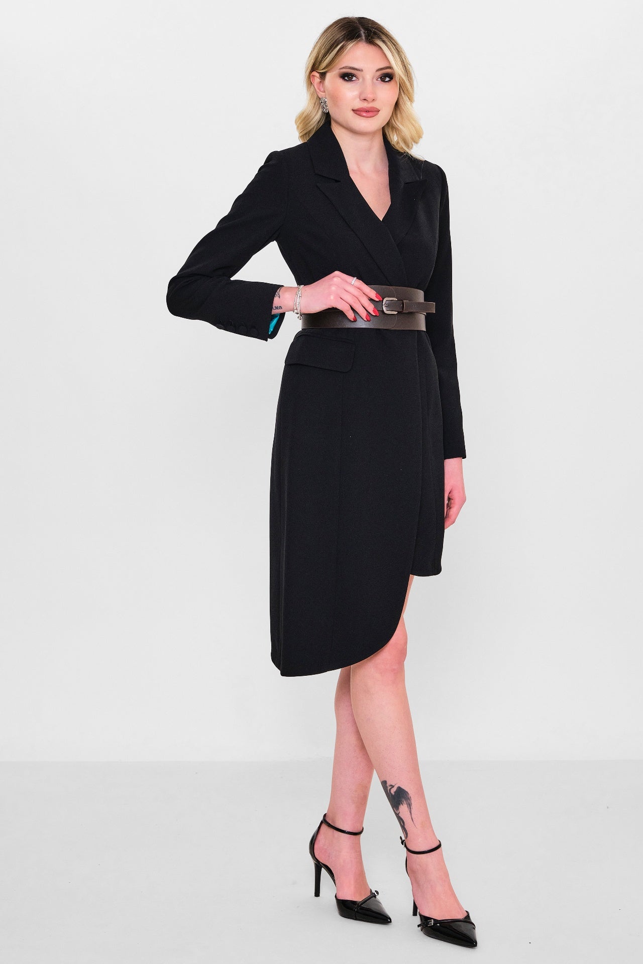 Kedma - Plus Size Dress (KDM26Y8-98065) - 8690200131417