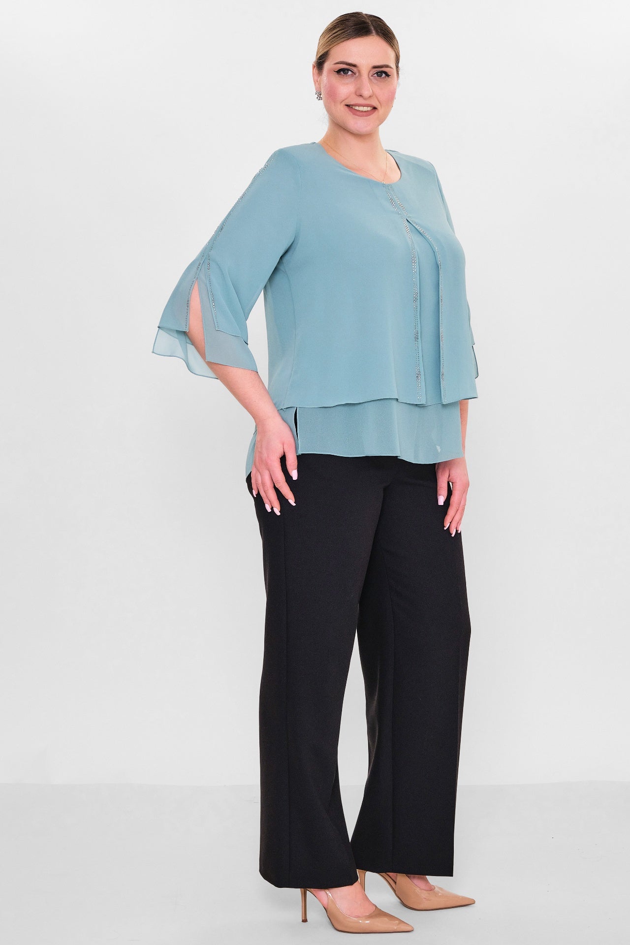 Ki̇fayet - Plus Size Evening dress (KFY26Y18702-01) - 8690200131493