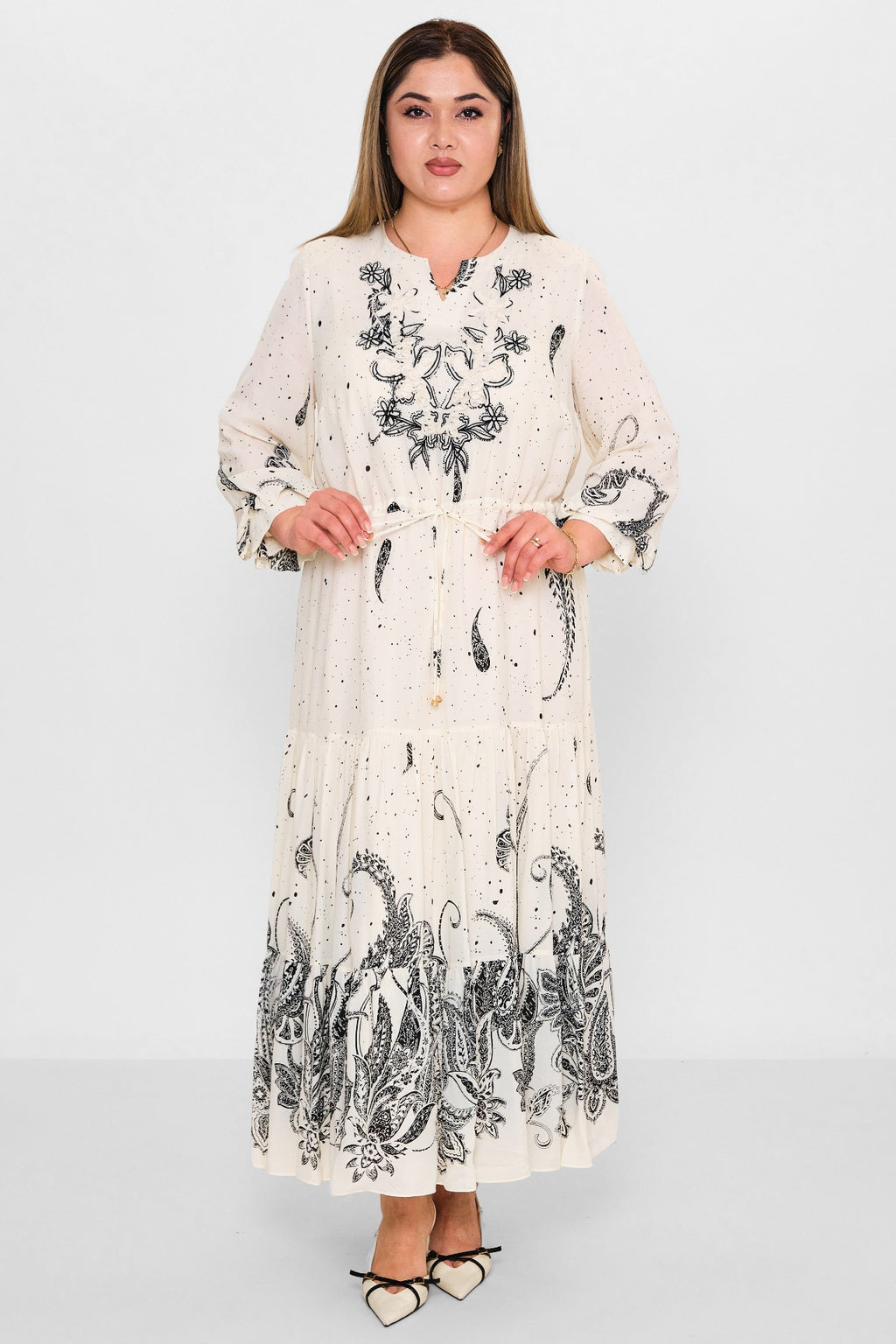Gumanize - Plus Size Dress (GMZ2026-605-8071) - 8690200131769