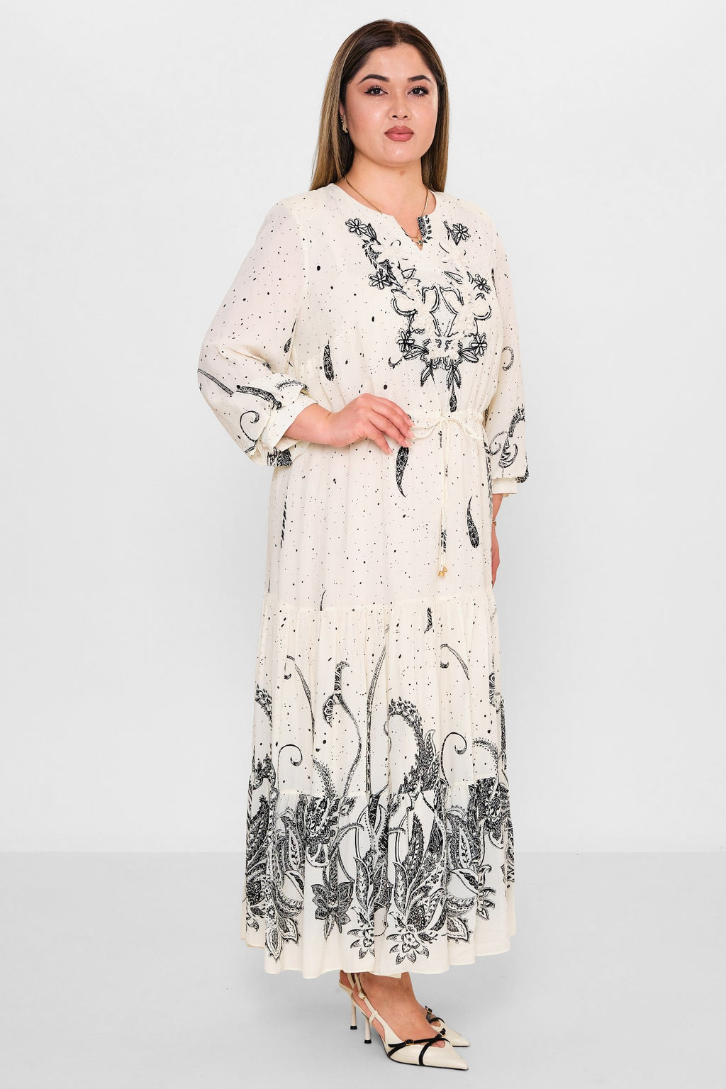 Gumanize - Plus Size Dress (GMZ2026-605-8071) - 8690200131769