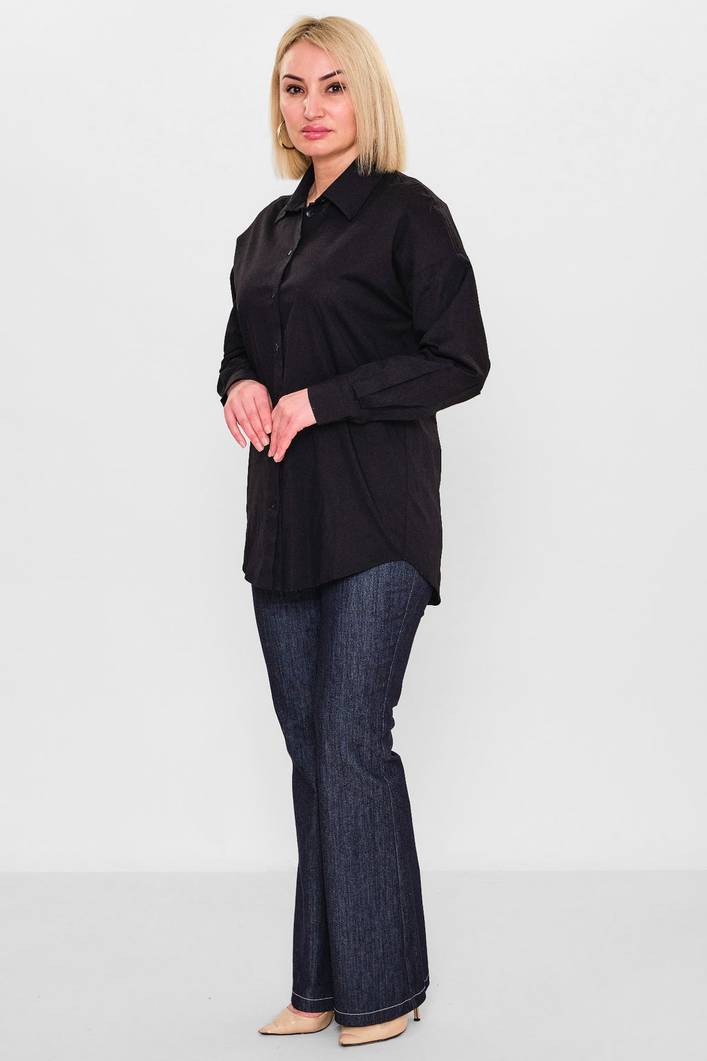 Salkim - Plus Size Shirt (SLK26Y35509) - 8690200131813