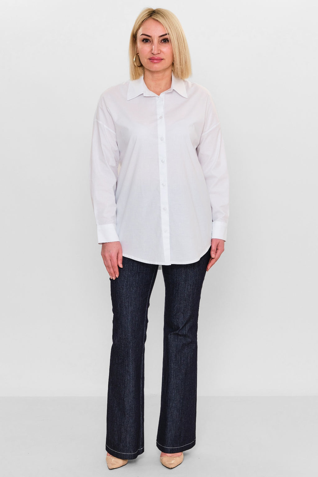 Salkim - Plus Size Shirt (SLK26Y35509) - 8690200131820