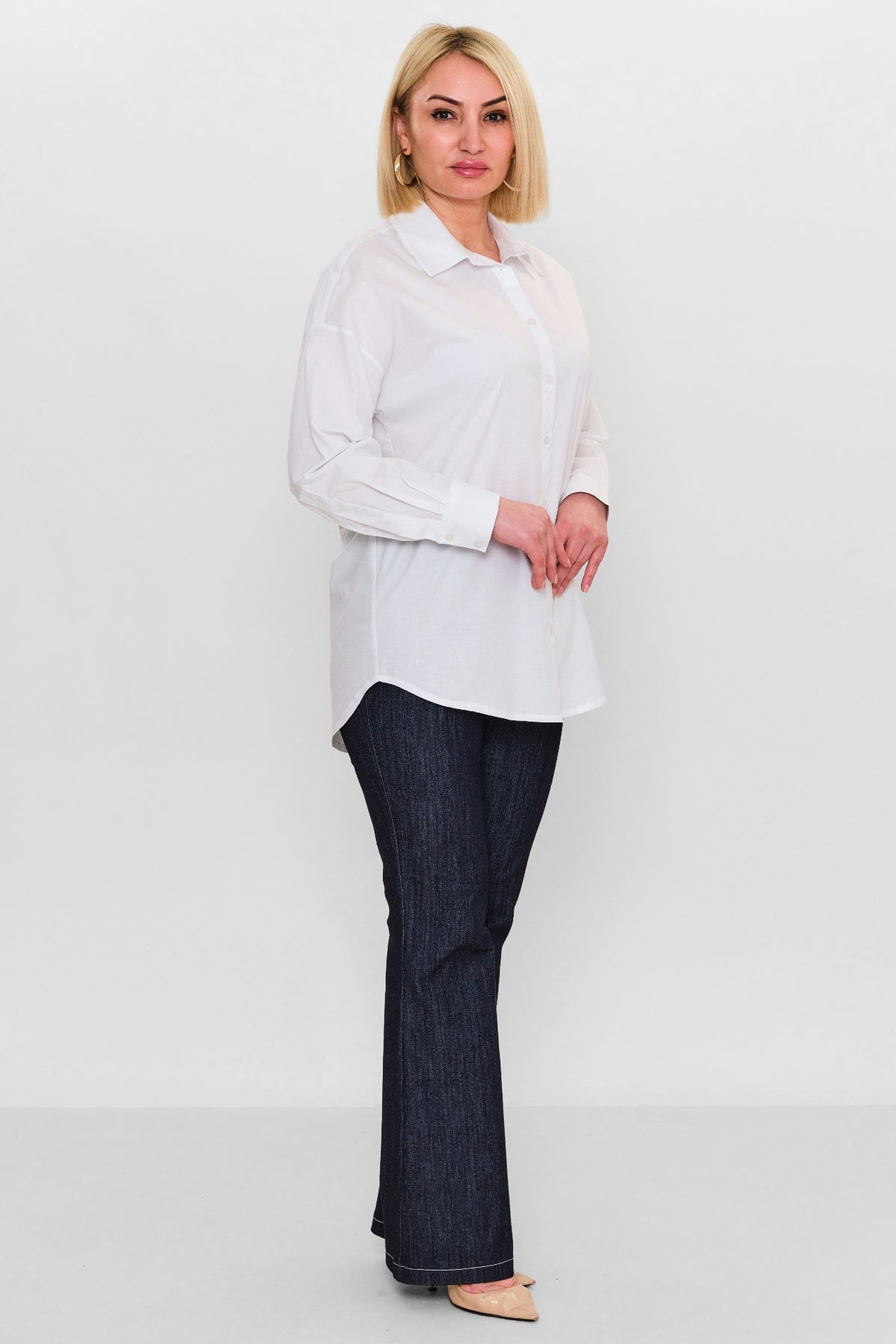 Salkim - Plus Size Shirt (SLK26Y35509) - 8690200131820
