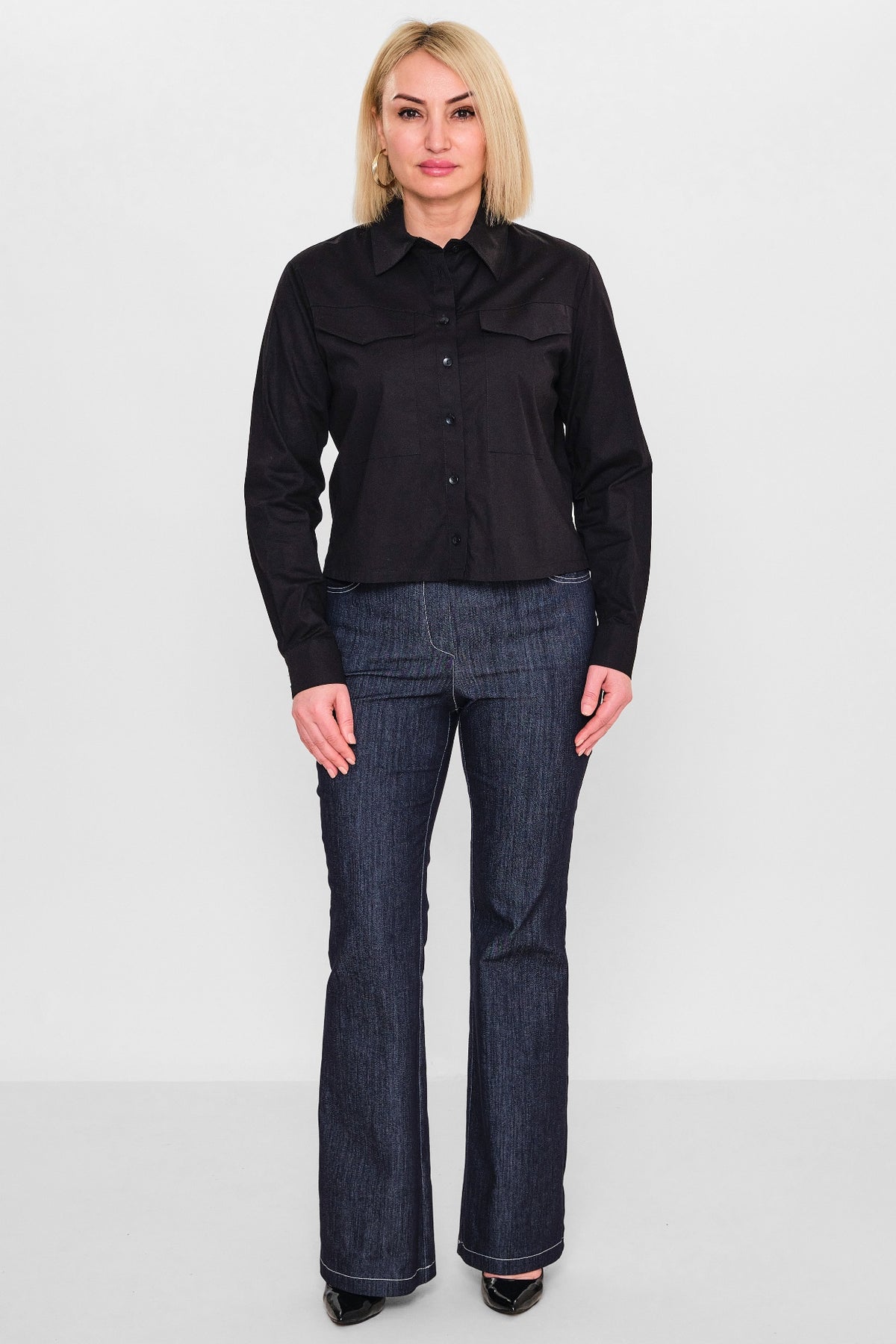 Salkim - Plus Size Shirt (SLK26Y35505) - 8690200131837