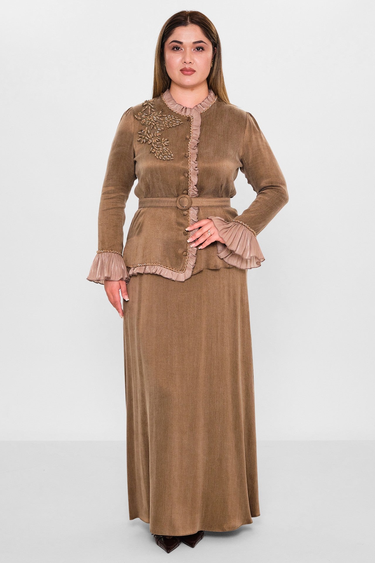Nupel li̇ne - Plus Size Suit (NPL26Y9030B) - 8690200131943
