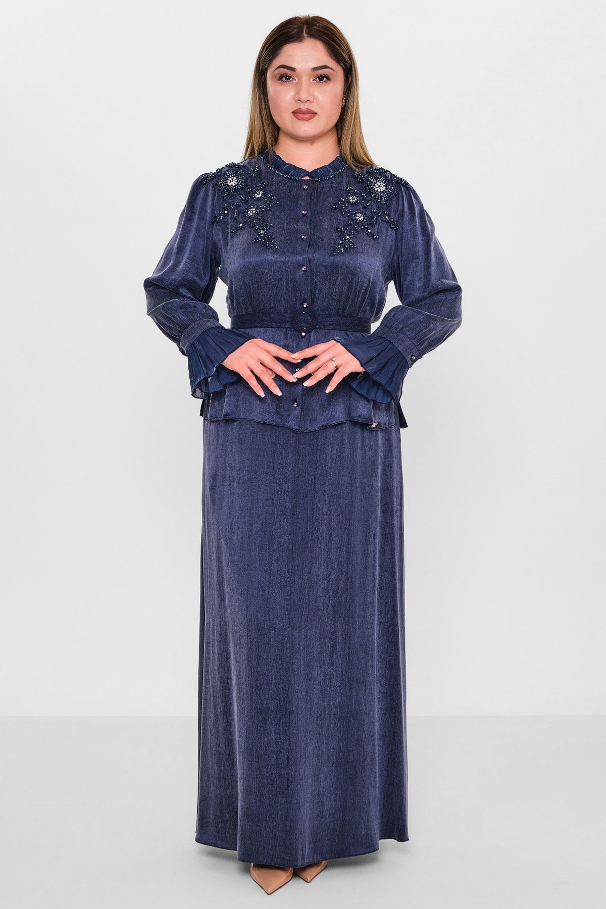 Nupel li̇ne - Plus Size Suit (NPL26Y9136B) - 8690200131967