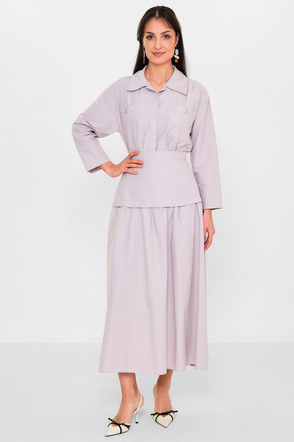 Jarrivee - Plus Size Skirt (JRVSS26J3217) - 8690200132056