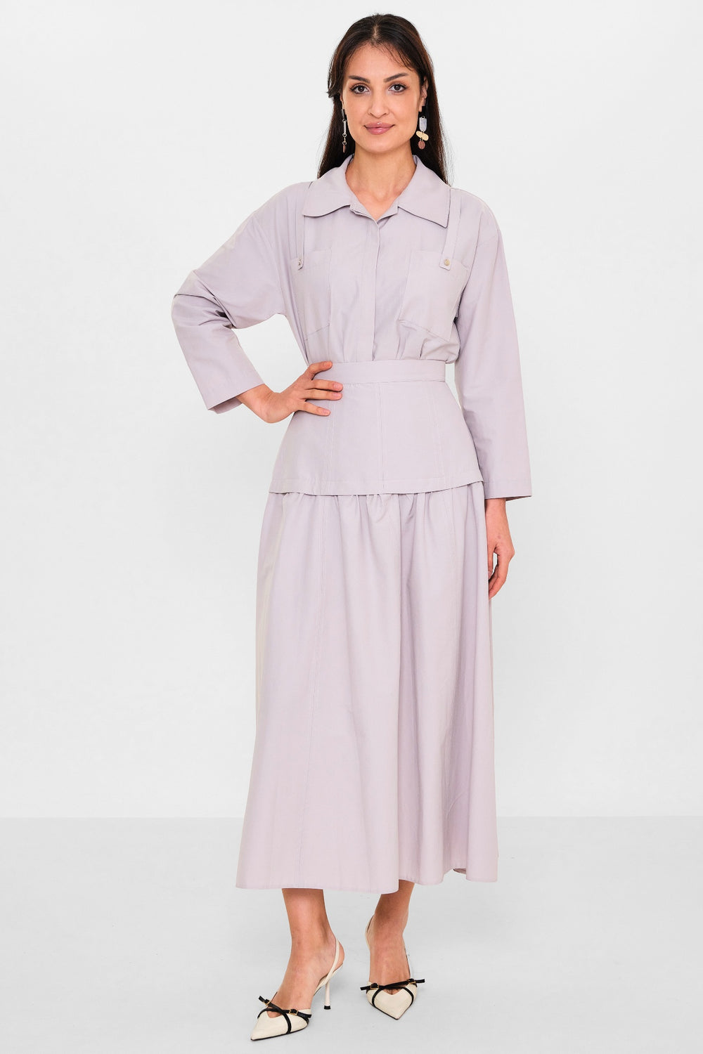 Jarri̇vee - Plus Size Skirt (JRVSS26J3217) - 8690200132056