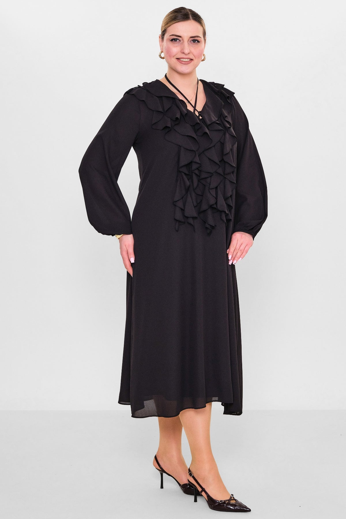 Welike - Plus Size Dress (WLK26Y5851) - 8690200132117