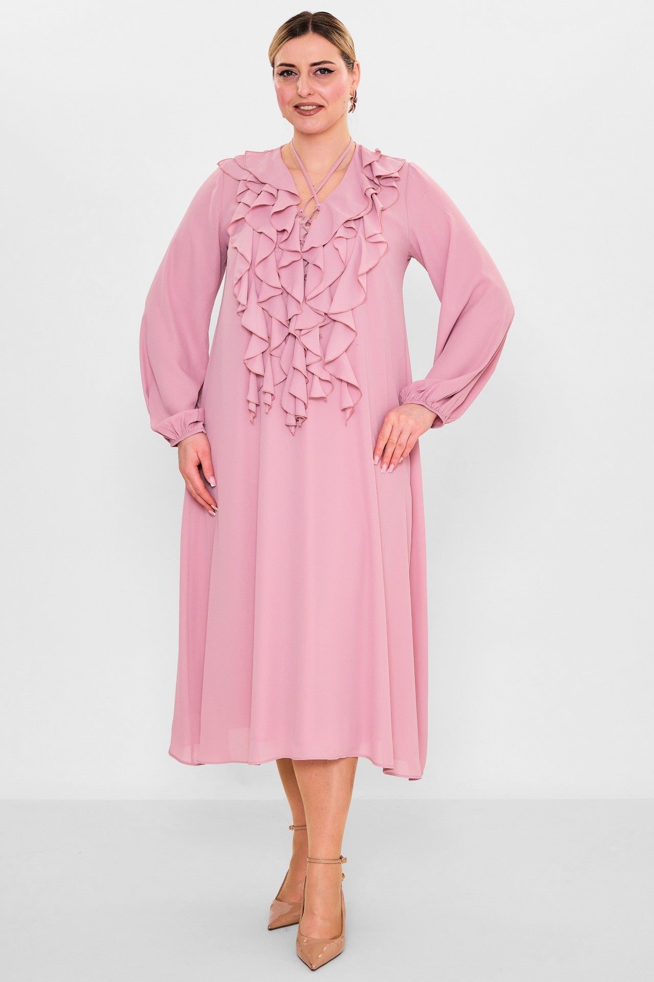 Welike - Plus Size Dress (WLK26Y5851) - 8690200132124