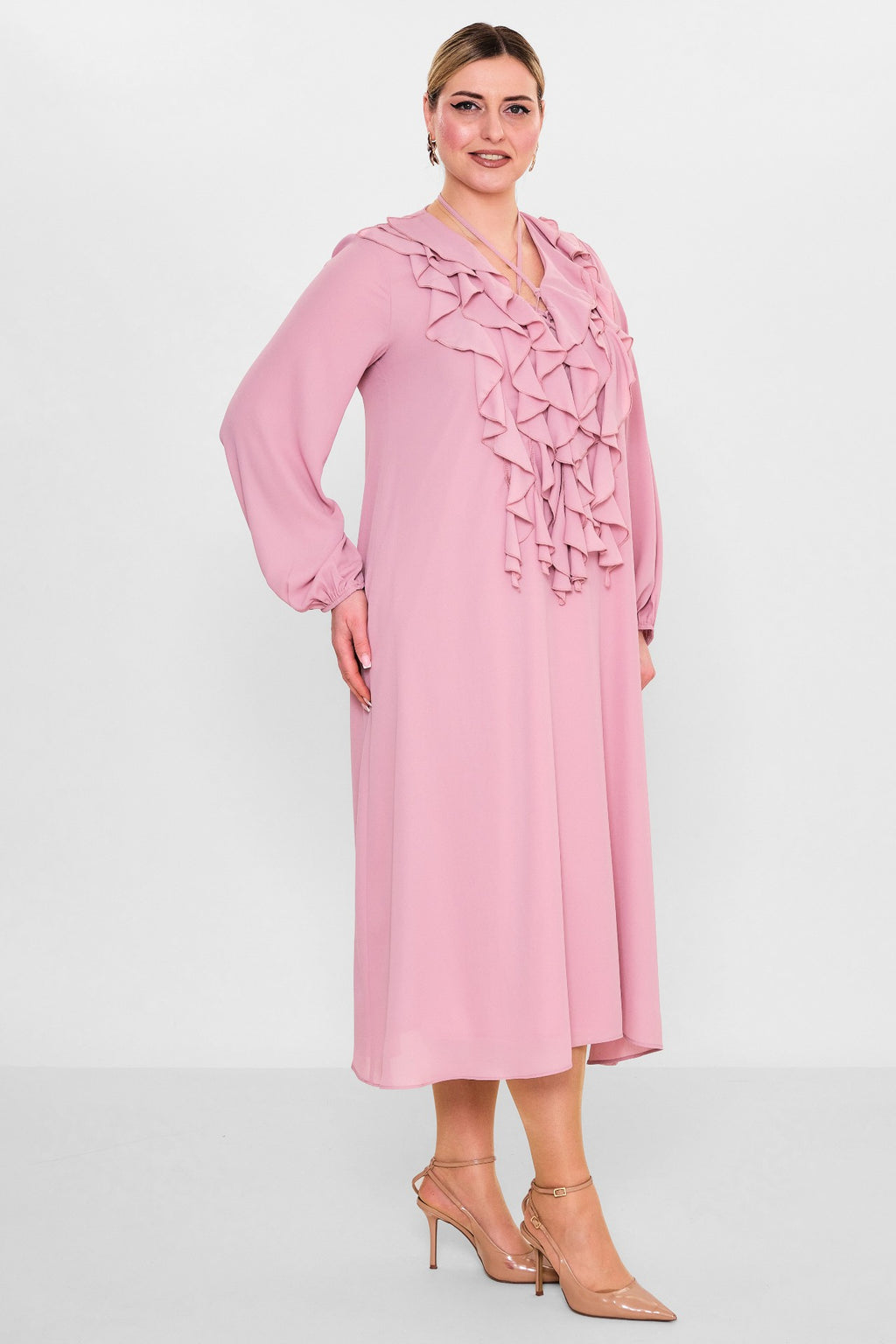 Welike - Plus Size Dress (WLK26Y5851) - 8690200132124