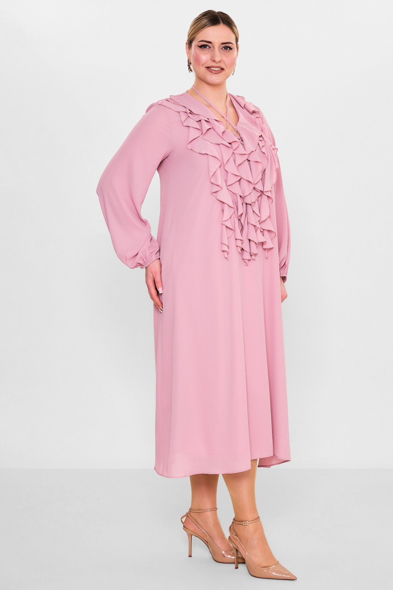 Welike - Plus Size Dress (WLK26Y5851) - 8690200132124