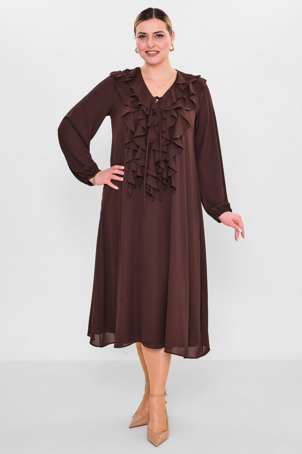 Welike - Plus Size Dress (WLK26Y5851) - 8690200132131
