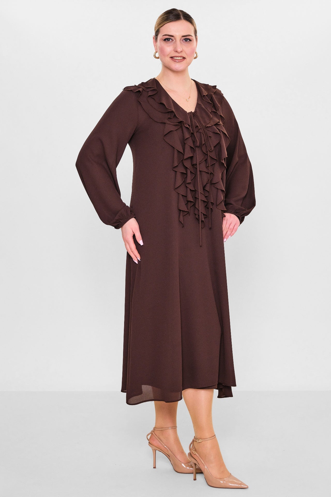 Welike - Plus Size Dress (WLK26Y5851) - 8690200132131