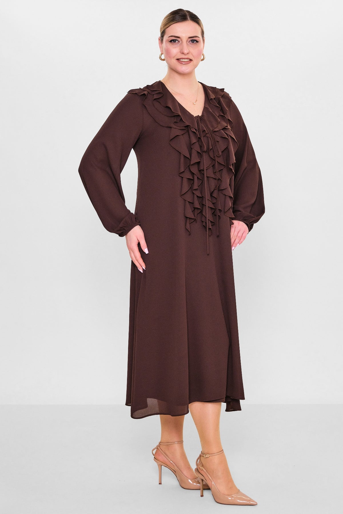 Welike - Plus Size Dress (WLK26Y5851) - 8690200132131