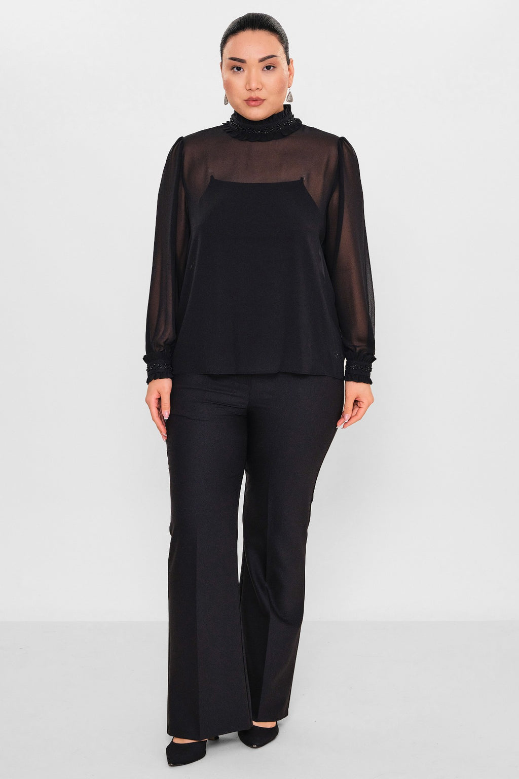Ksas - Plus Size Blouse (KSAS13690) - 8690200132643