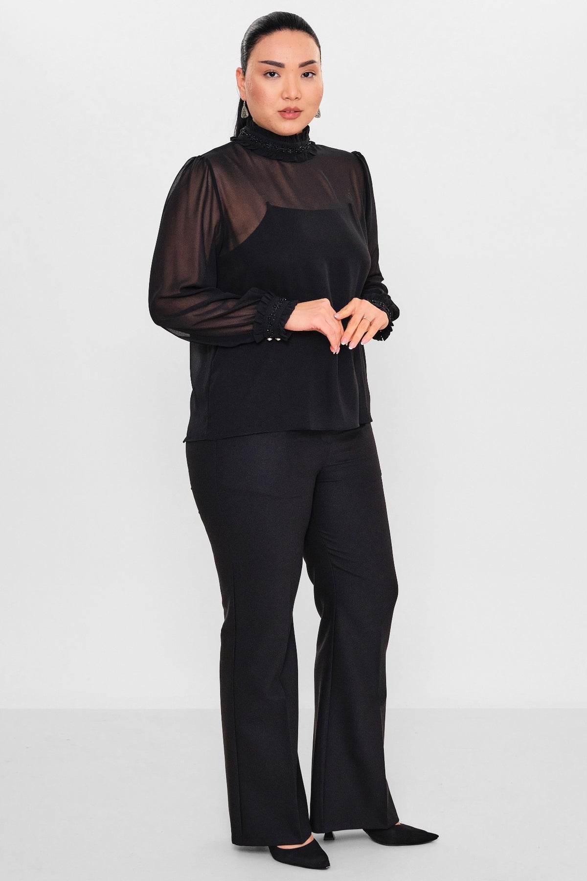 Ksas - Plus Size Blouse (KSAS13690) - 8690200132643