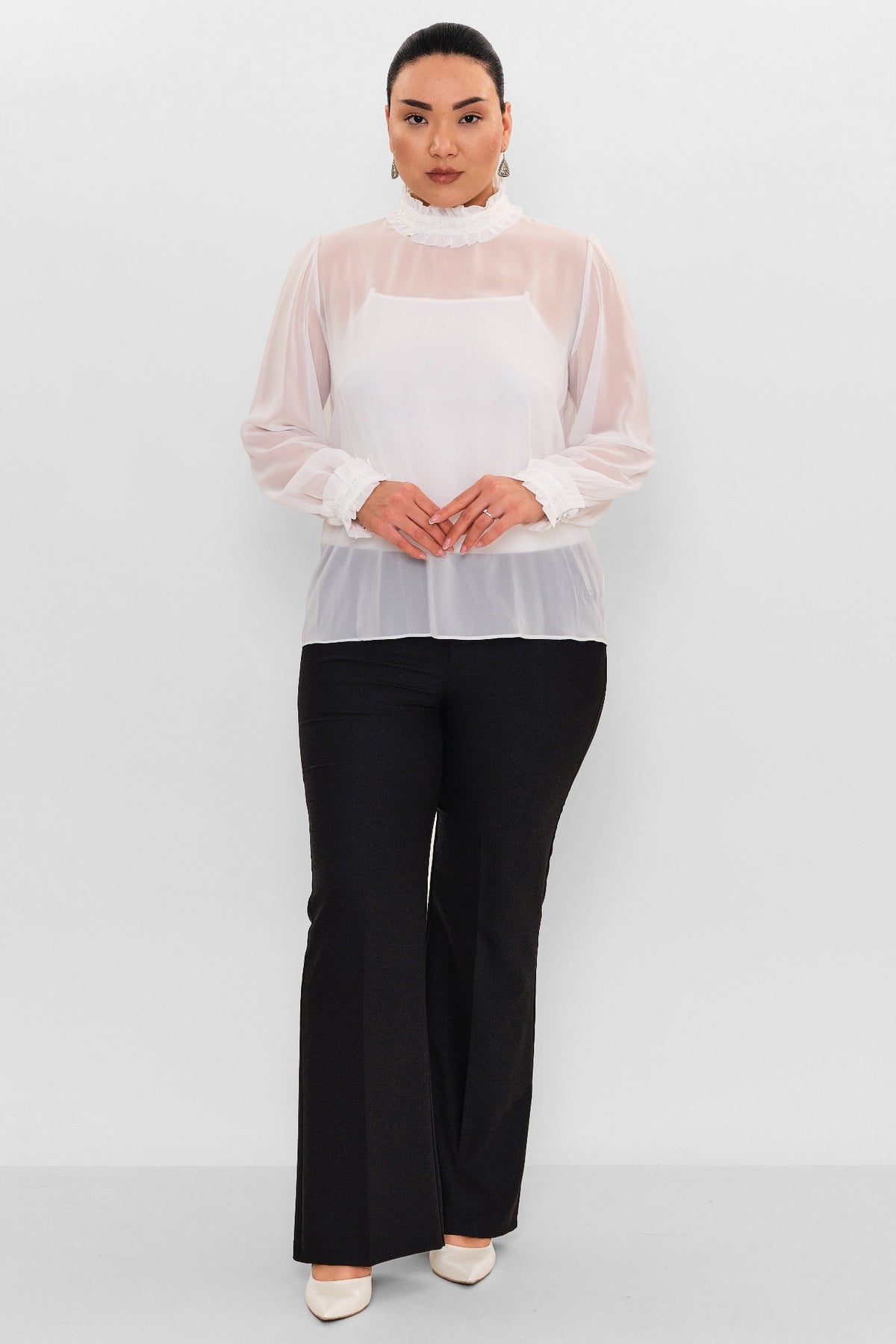 Ksas - Plus Size Blouse (KSAS13690) - 8690200132650
