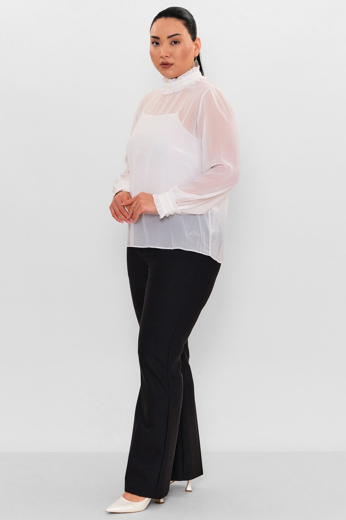 Ksas - Plus Size Blouse (KSAS13690) - 8690200132650