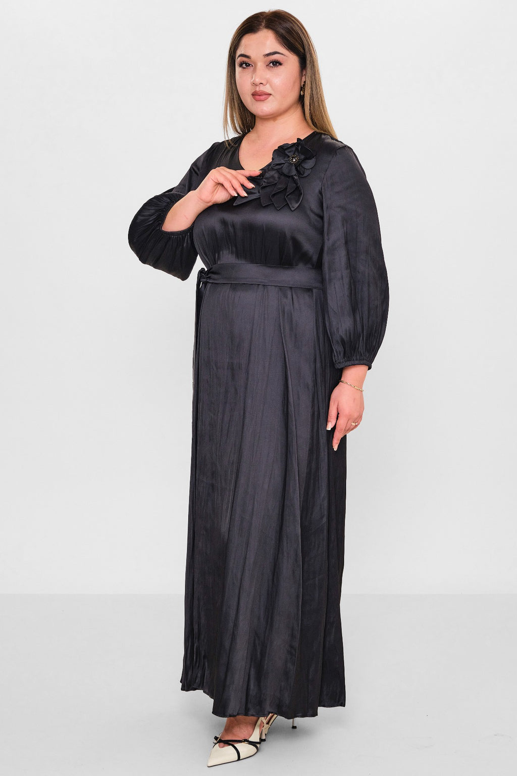 Dress port - Plus Size Dress (DSP26Y5731) - 8690200132735