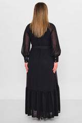Dress port - Plus Size Dress (DSP26Y5735) - 8690200132766
