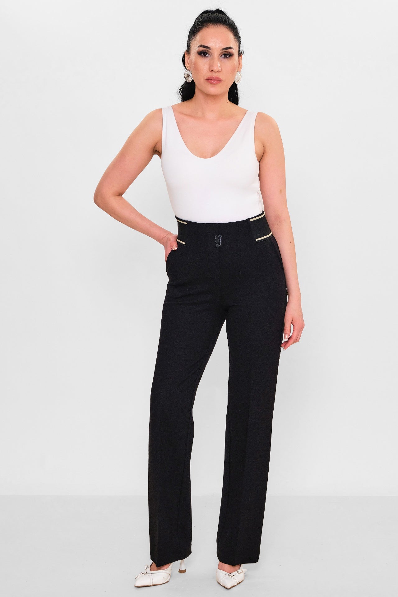 Devatex - Plus Size Trousers (DVT2811-14-38-44) - 8690200132780