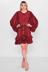 Kedma - Plus Size Dress (KDM26Y8-98183) - 8690200133015