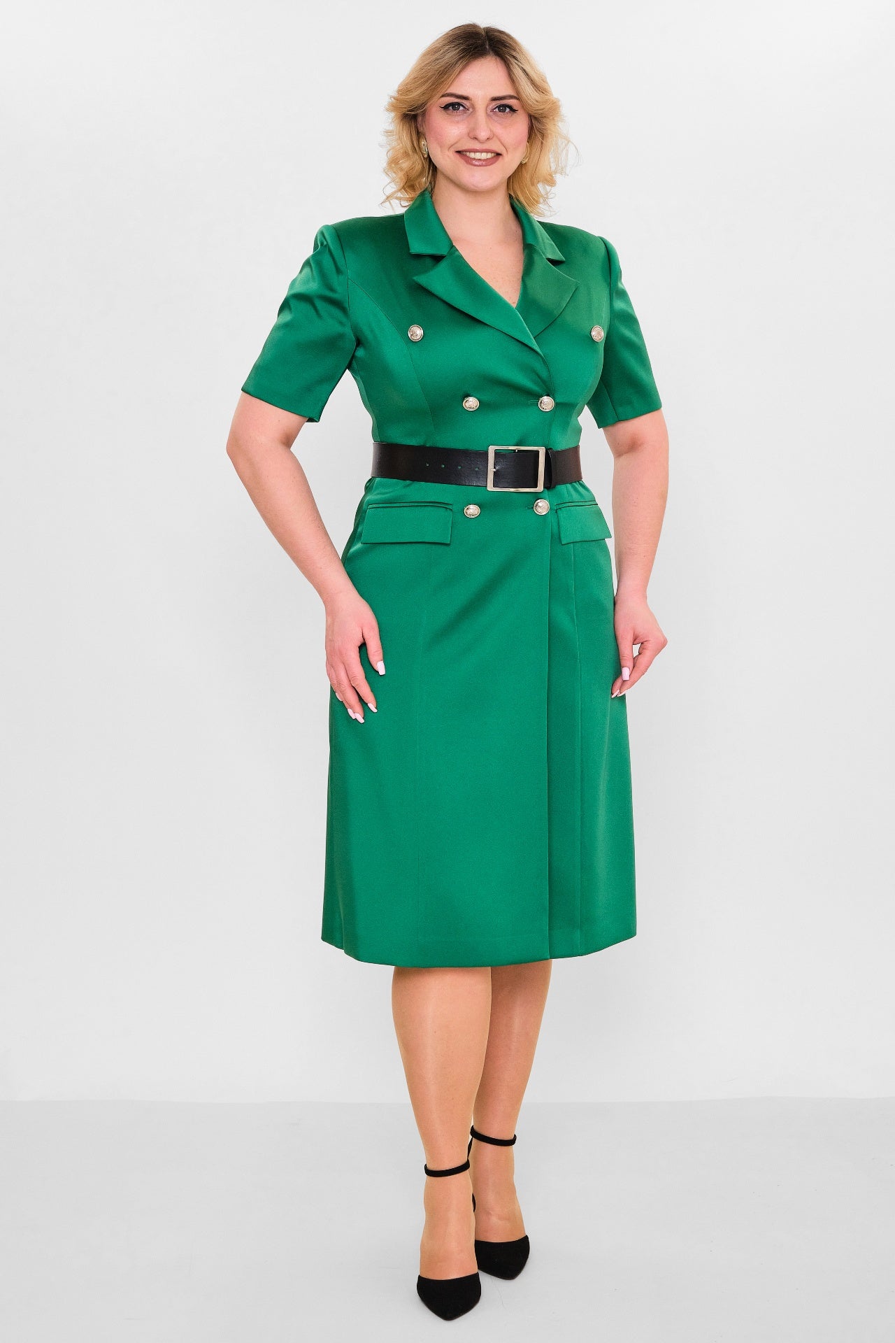 Kedma - Plus Size Dress (KDM26Y8-98271X) - 8690200133060
