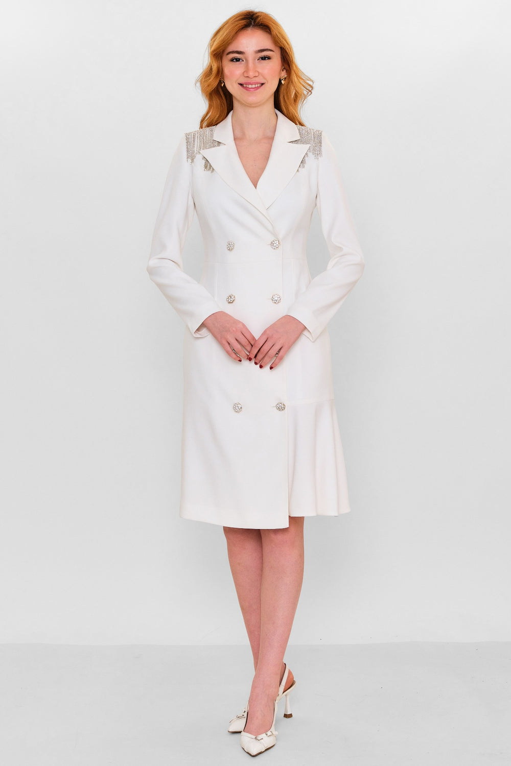Kedma - Plus Size Dress (KDM26Y8-98326) - 8690200133114
