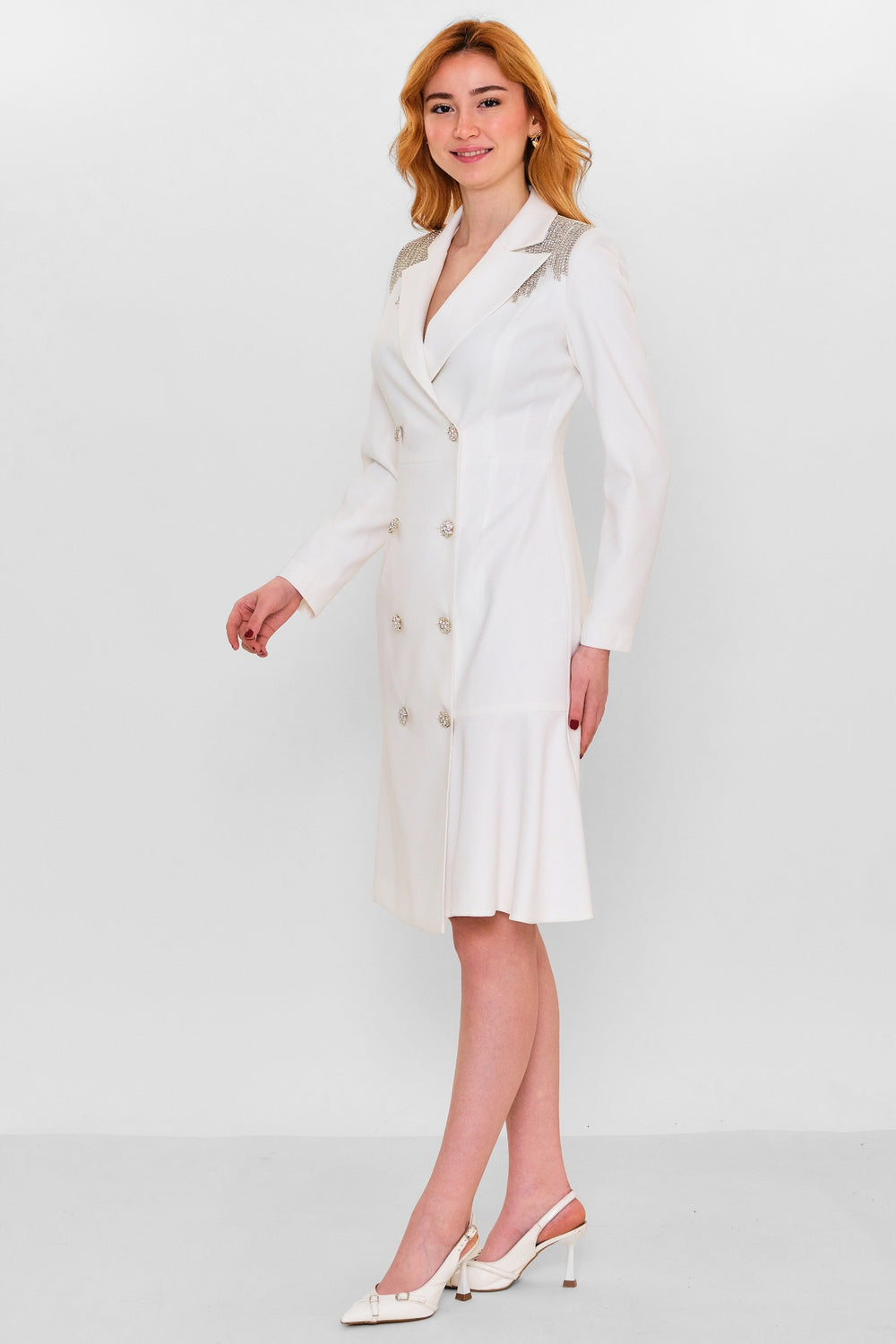 Kedma - Plus Size Dress (KDM26Y8-98326) - 8690200133114