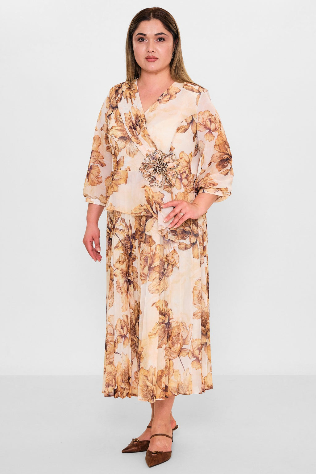 Gumanize - Plus Size Dress (GMZ2026-385-8044) - 8690200133237