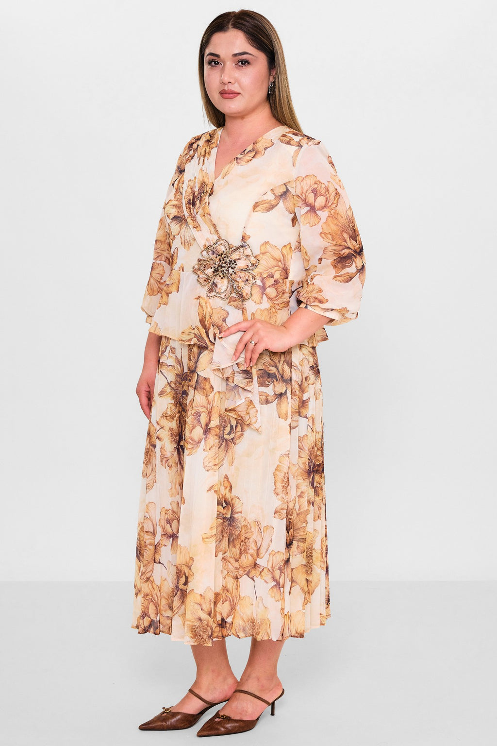 Gumanize - Plus Size Dress (GMZ2026-385-8044) - 8690200133237