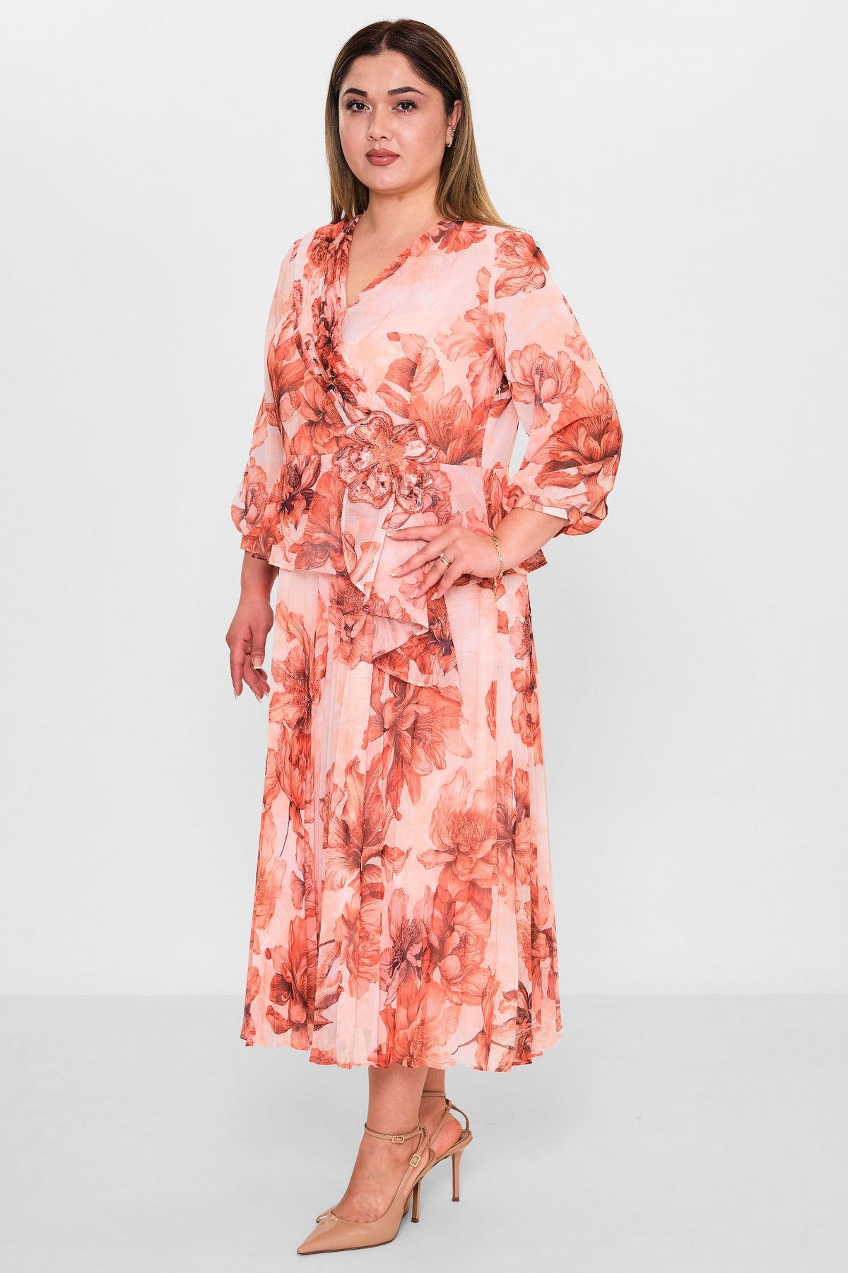 Gumanize - Plus Size Dress (GMZ2026-385-8044) - 8690200133251