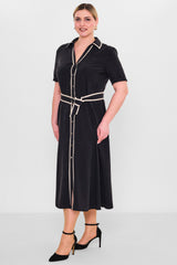 Laluce - Plus Size Dress (L2.Y26.ELB.2E658) - 8690200133268