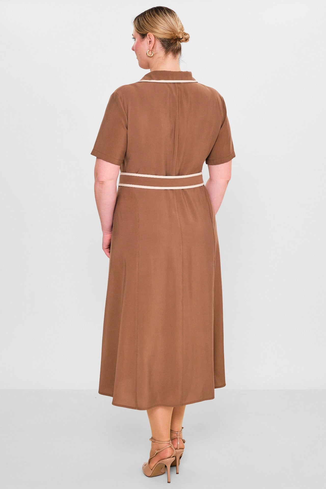 Laluce - Plus Size Dress (L2.Y26.ELB.2E658) - 8690200133275