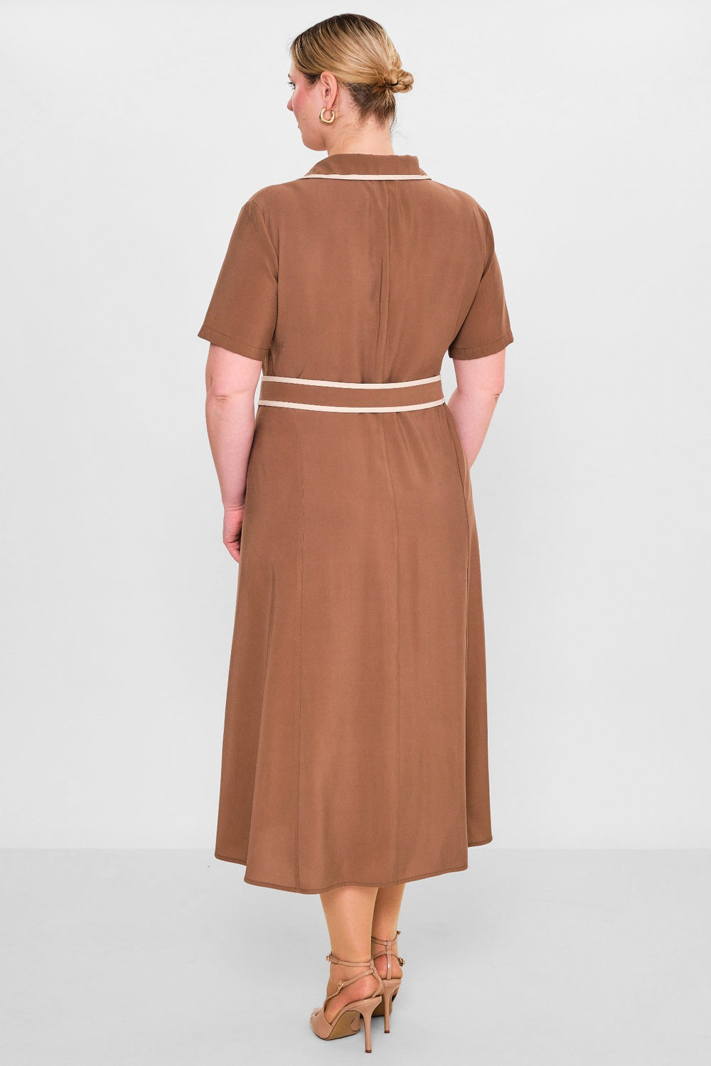 Laluce - Plus Size Dress (L2.Y26.ELB.2E658) - 8690200133275