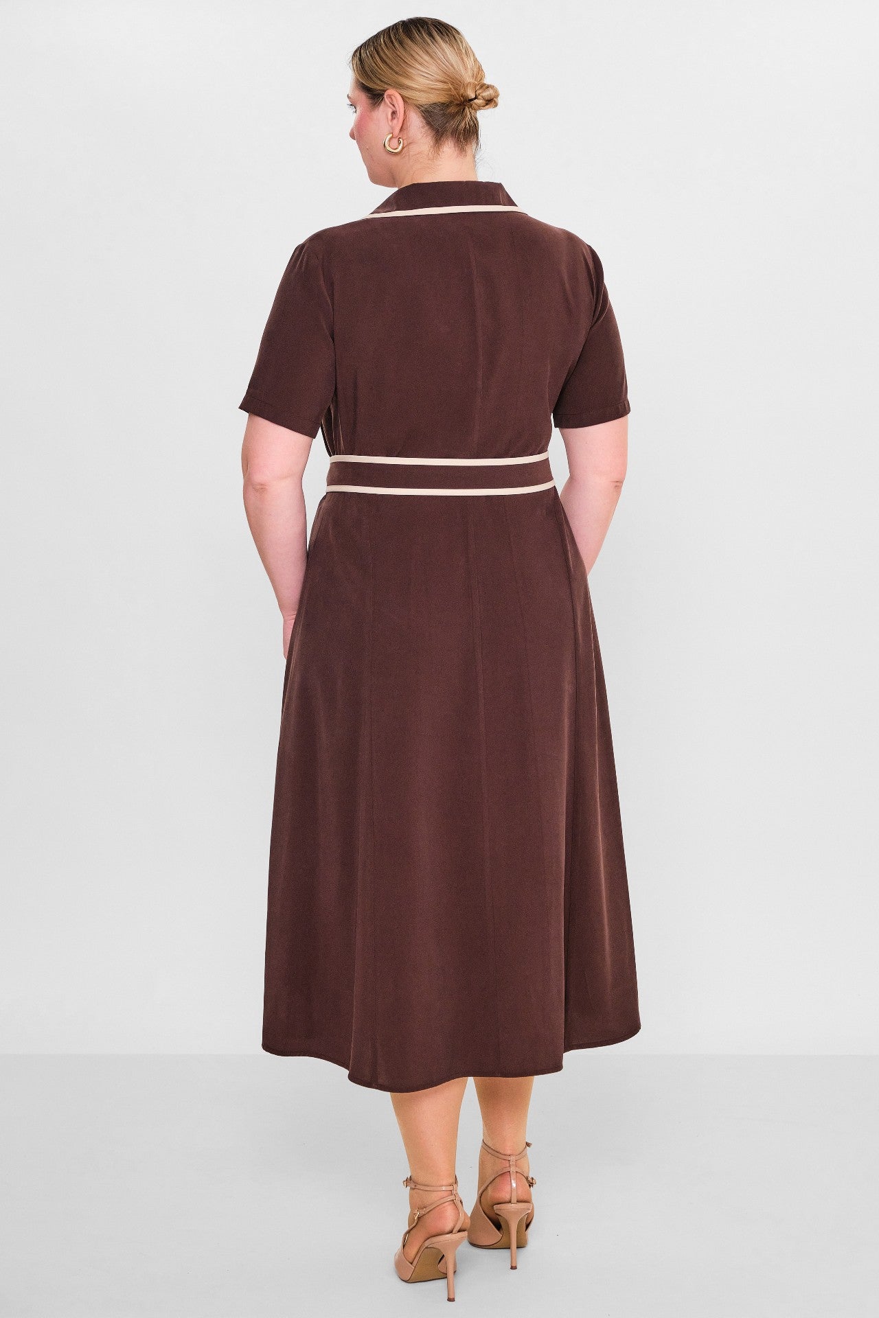 Laluce - Plus Size Dress (L2.Y26.ELB.2E658) - 8690200133282