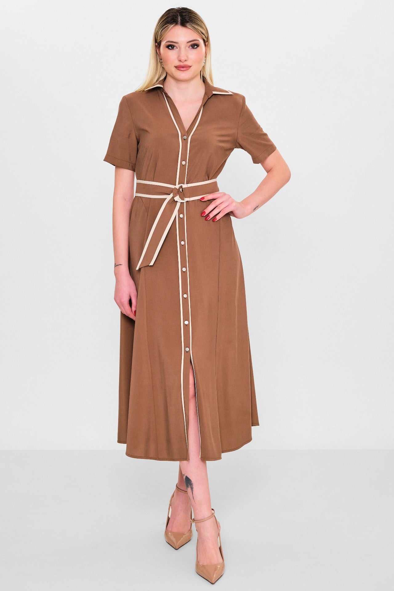 Laluce - Plus Size Dress (LL.Y26.ELB.LE658) - 8690200133305